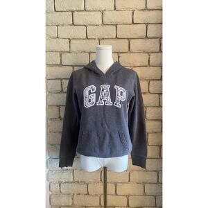 GAP Gray Hoodie Sweatshirt Women's Size Small
